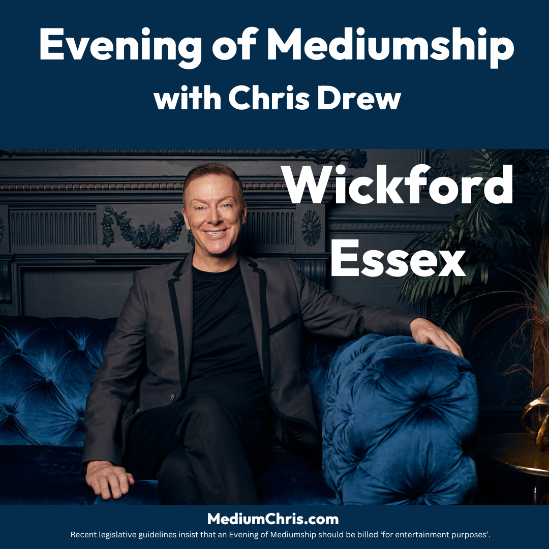 Poster for Evening of Mediumship - Wickford, ESSEX 