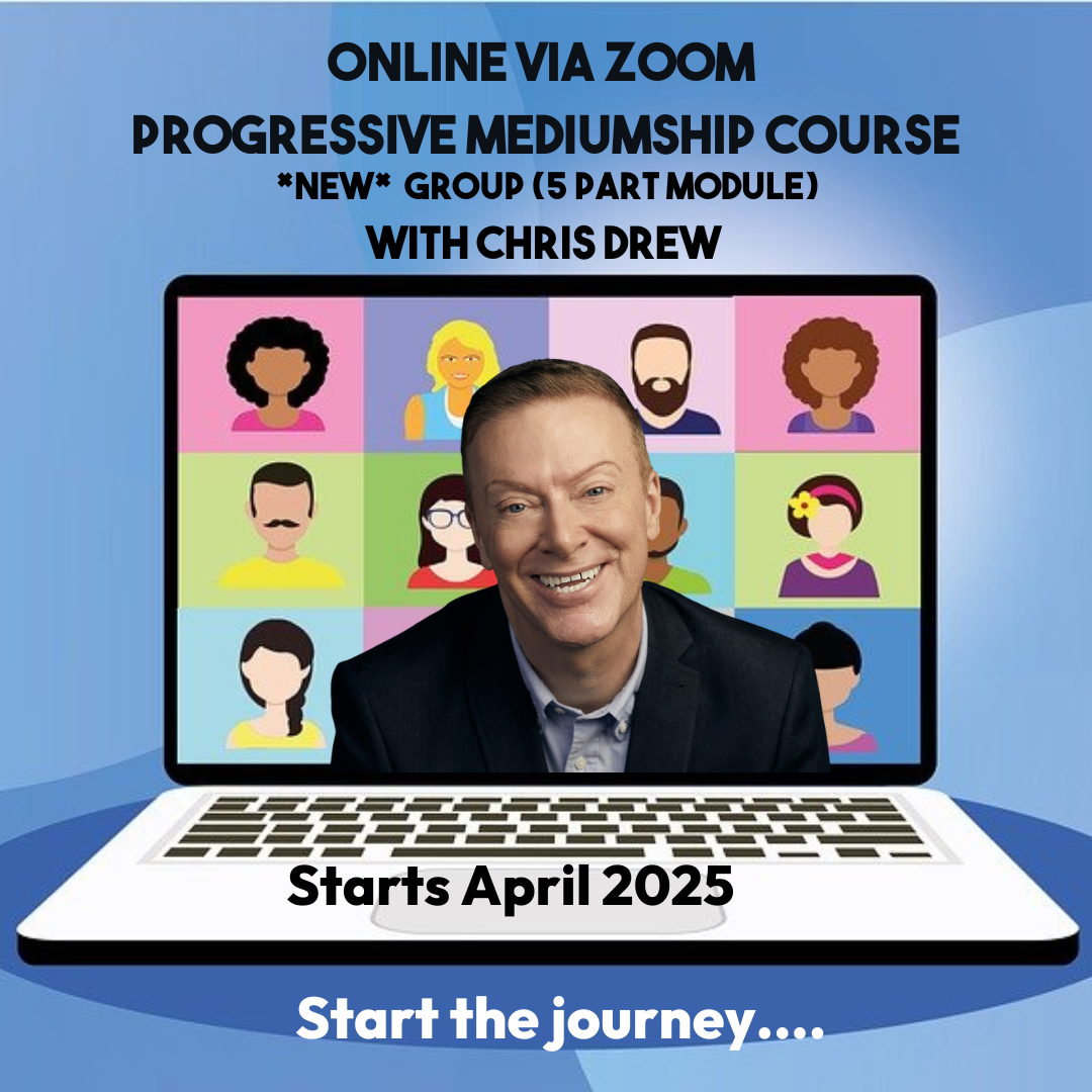 Poster for Progressive Mediumship Development Course - ONLINE ZOOM 