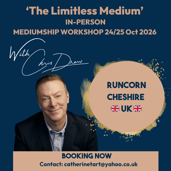 Poster for The Limitless Medium – 2 Day Mediumship Workshop