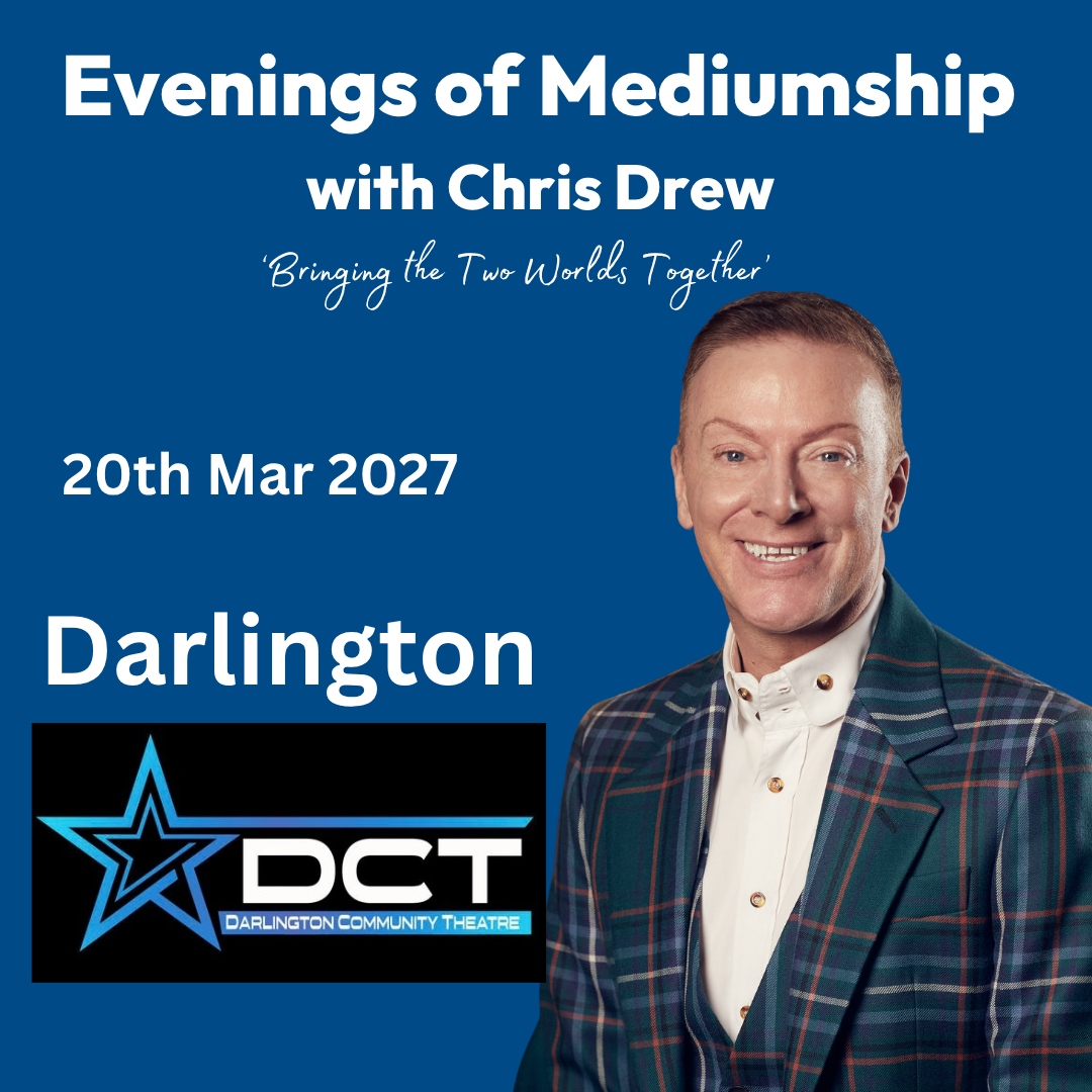 Poster for Evening of Mediumship - Darlington